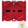 VIMAR 14210R VIW14210R Presa Universale Rossa