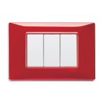 VIMAR PLANA Placca Reflex Rubino