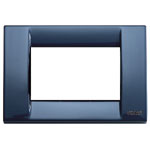 VIMAR IDEA Placca Metallo Blu Cobalto