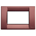 VIMAR IDEA Placca Metallo Bordeaux Metallizzato