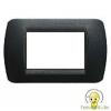 BTICINO LIVING INTERNATIONAL Placca tecnopolimero Acciaio Scuro